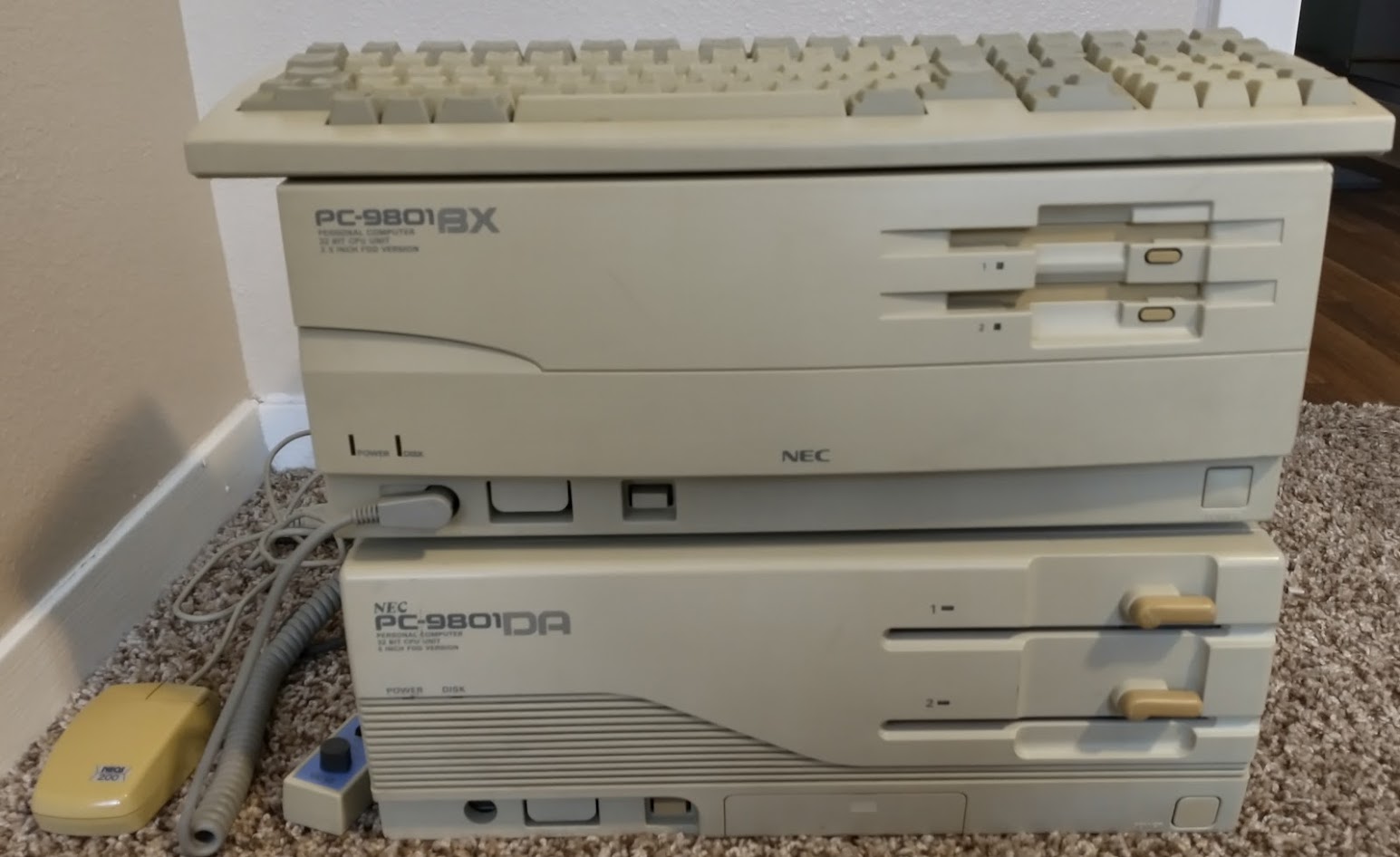 Stack of PC98s